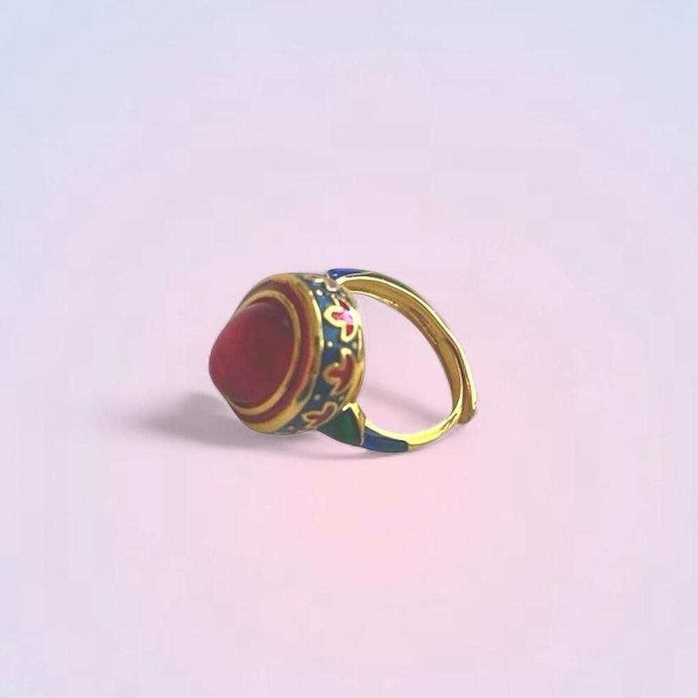 chunky gold plated ring